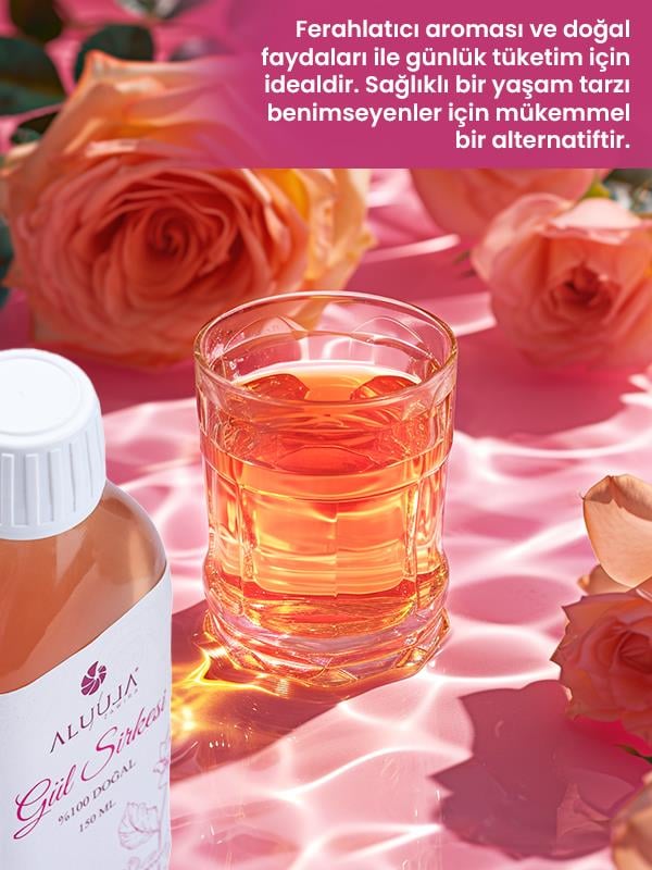 %100 Doğal Gül Sirkesi 150 Ml