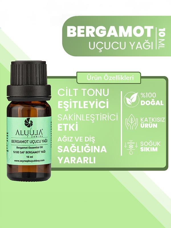 %100 Saf Bergamot Uçucu Yağı 10 Ml