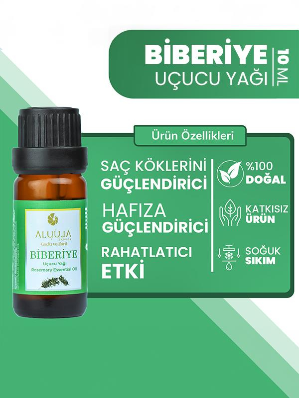 %100 Saf Biberiye Uçucu Yağı 10 Ml