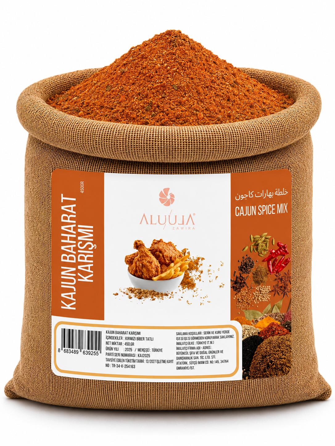 Kajun Baharat Karışımı 1 Kg