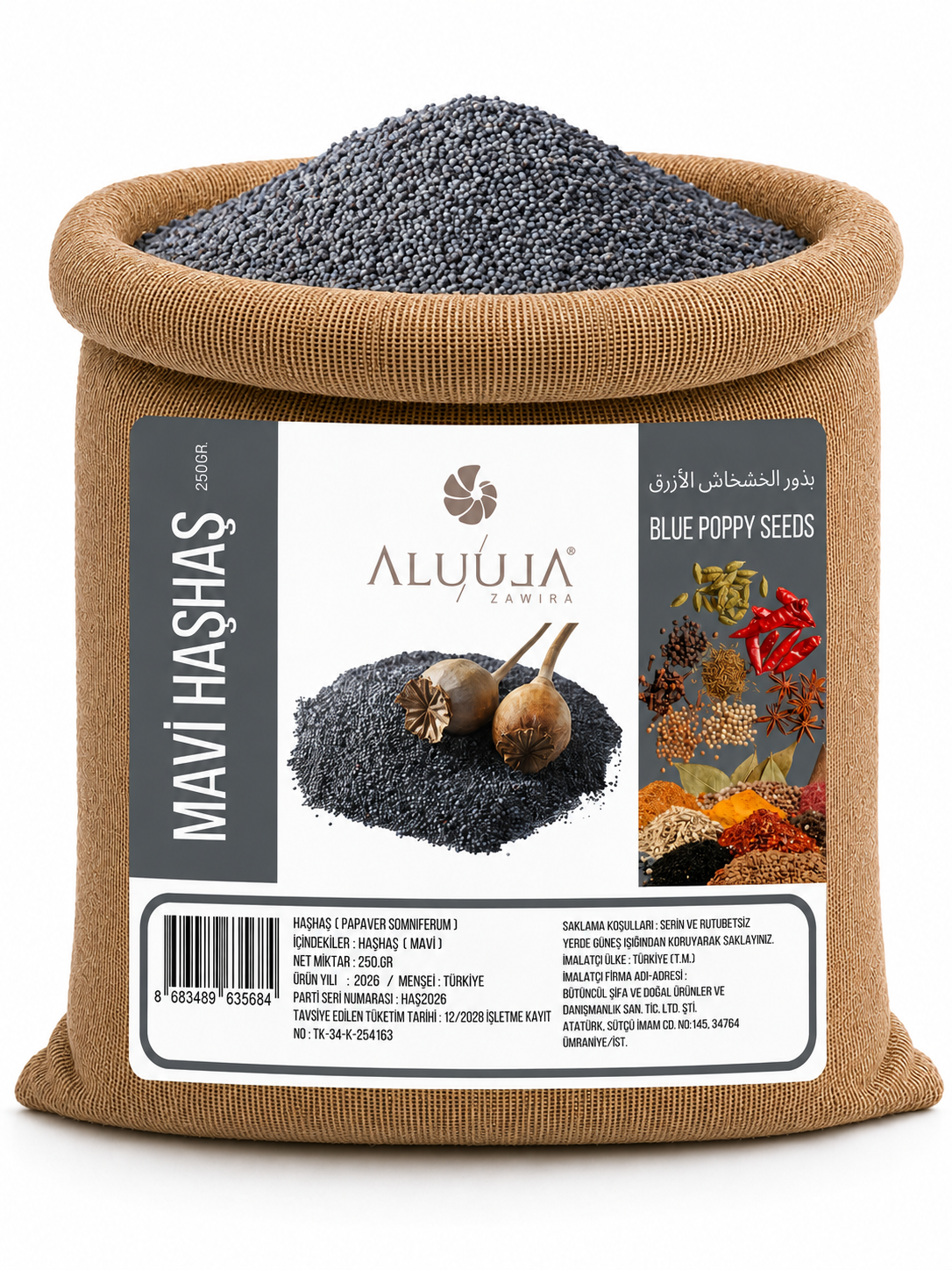 Mavi Haşhaş 1 Kg