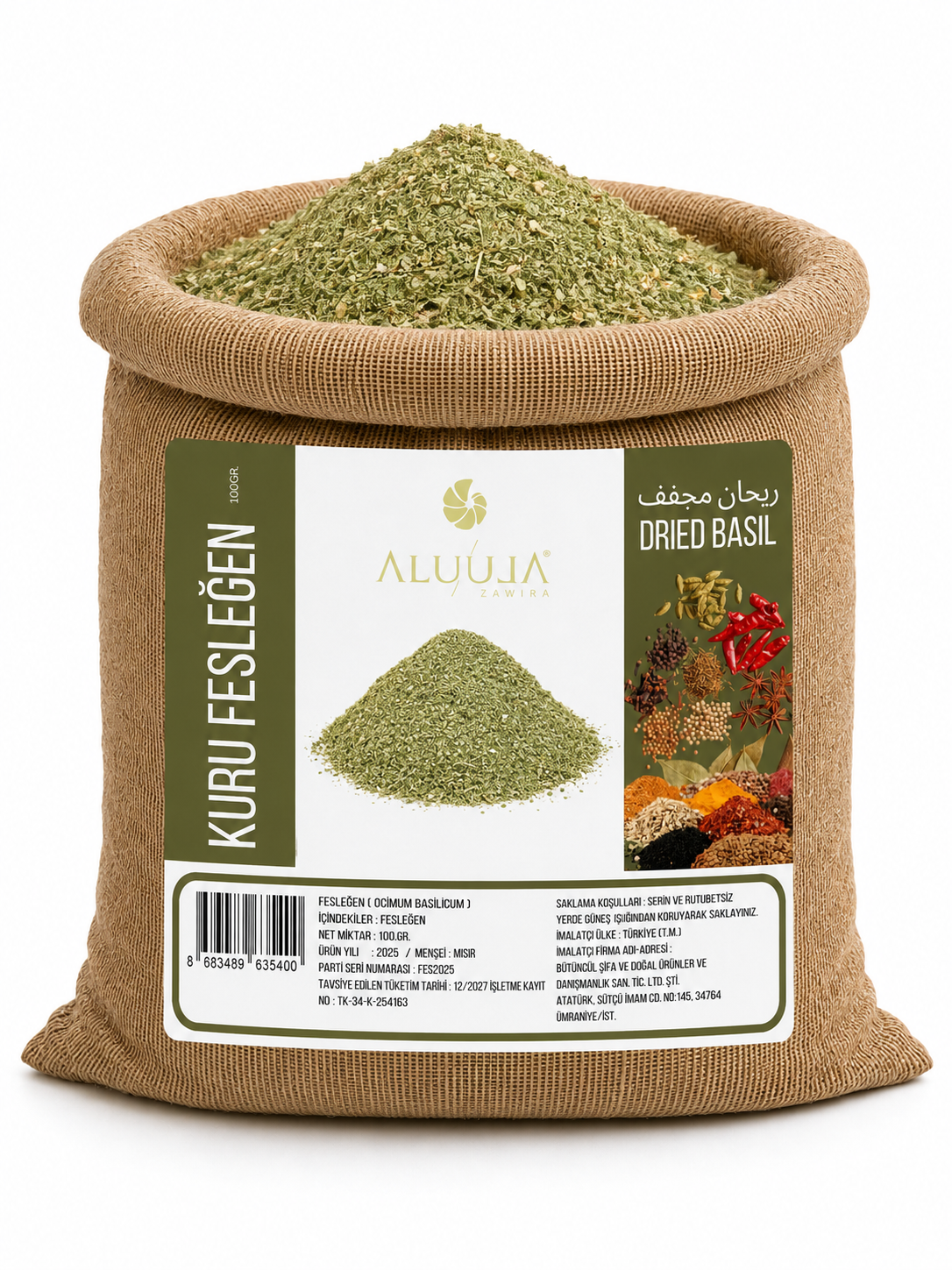 Kuru Fesleğen 1 Kg