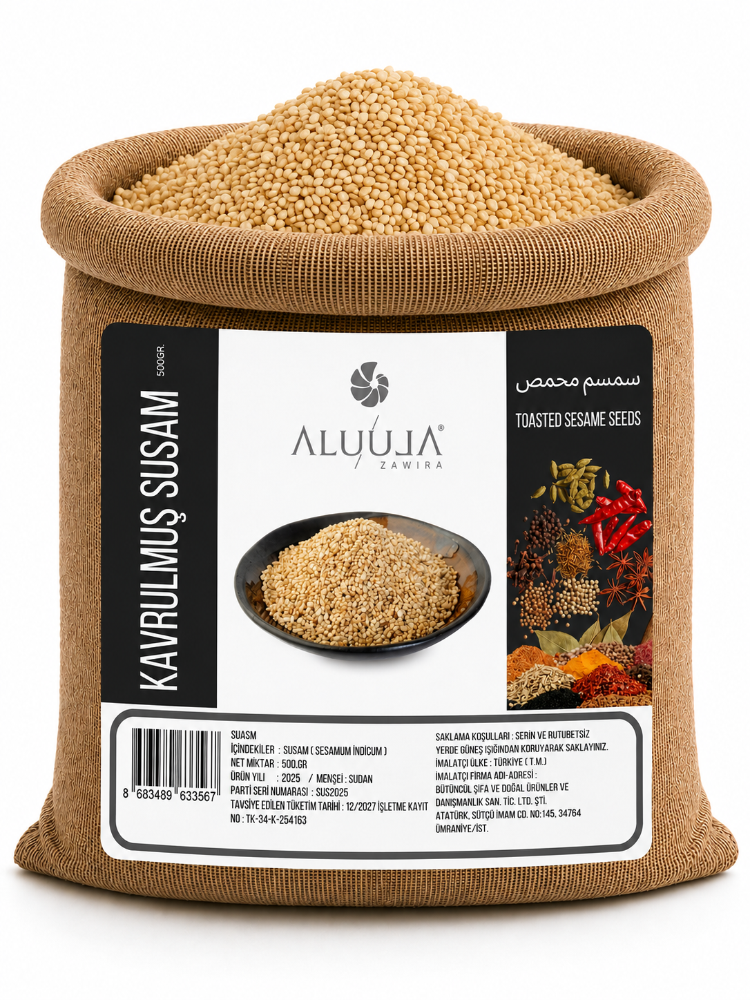 Kavrulmuş Susam 1 Kg