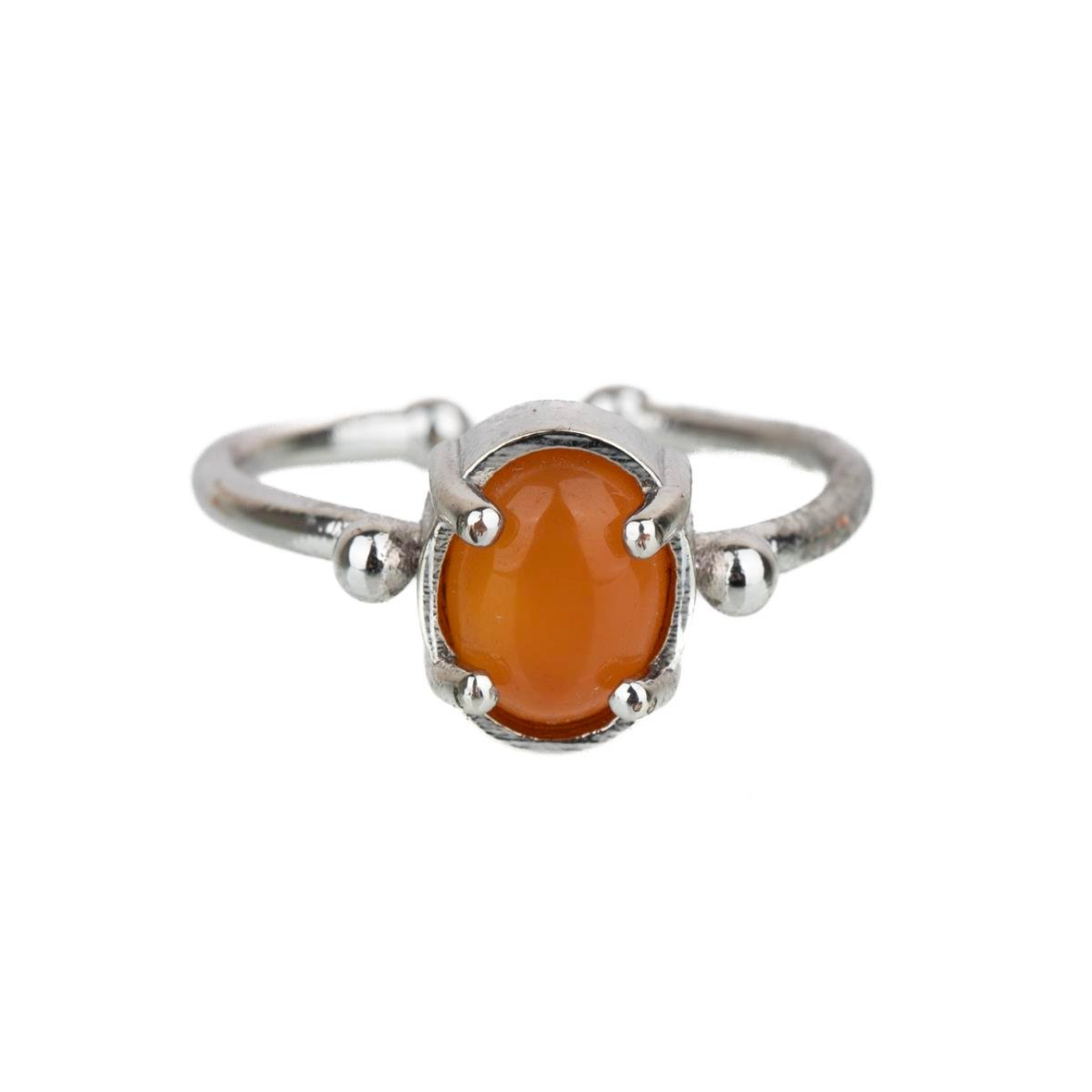 Akik Yüzük Minimalist (Tek Taş) Ayarlanabilir