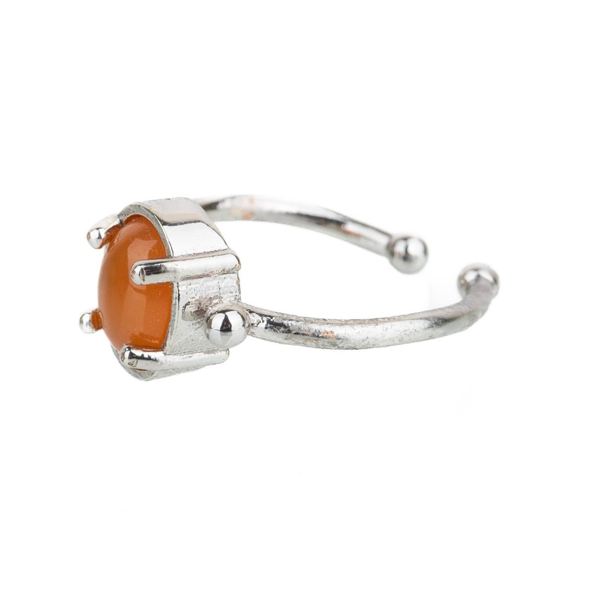 Akik Yüzük Minimalist (Tek Taş) Ayarlanabilir