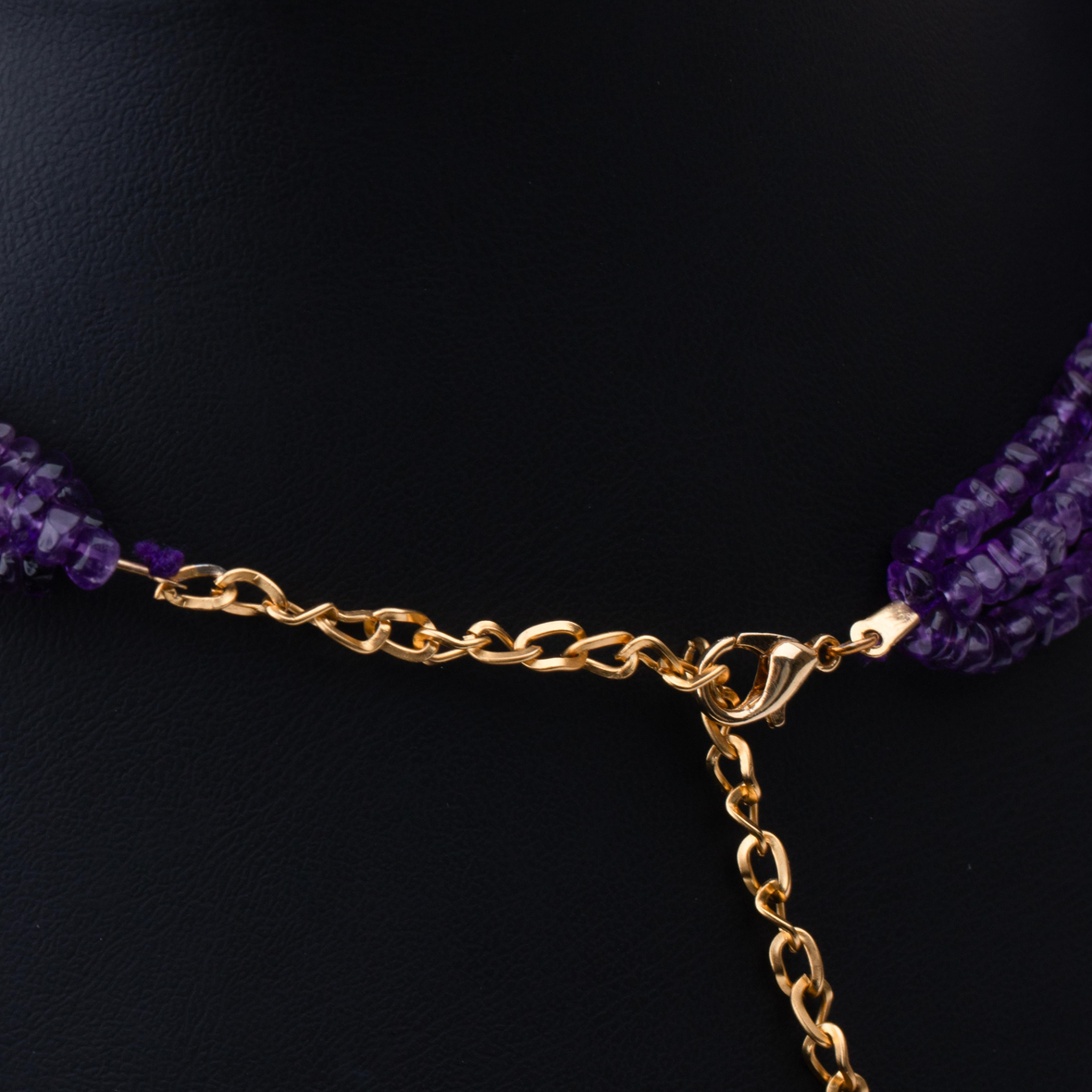 Ametist Elegansı Doğal Taş Kolye