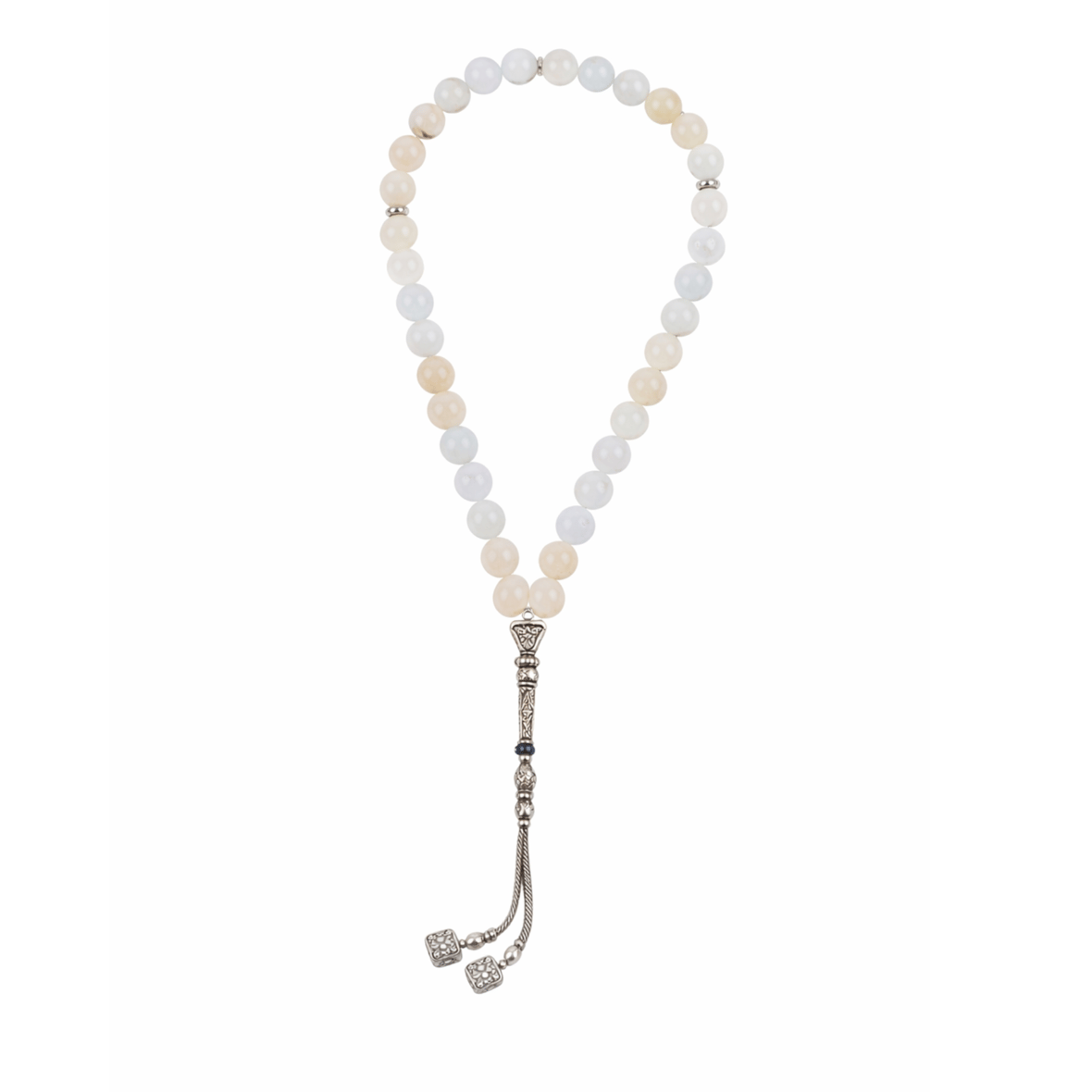 Akuamarin Doğal Taş Tesbih 33'Lü