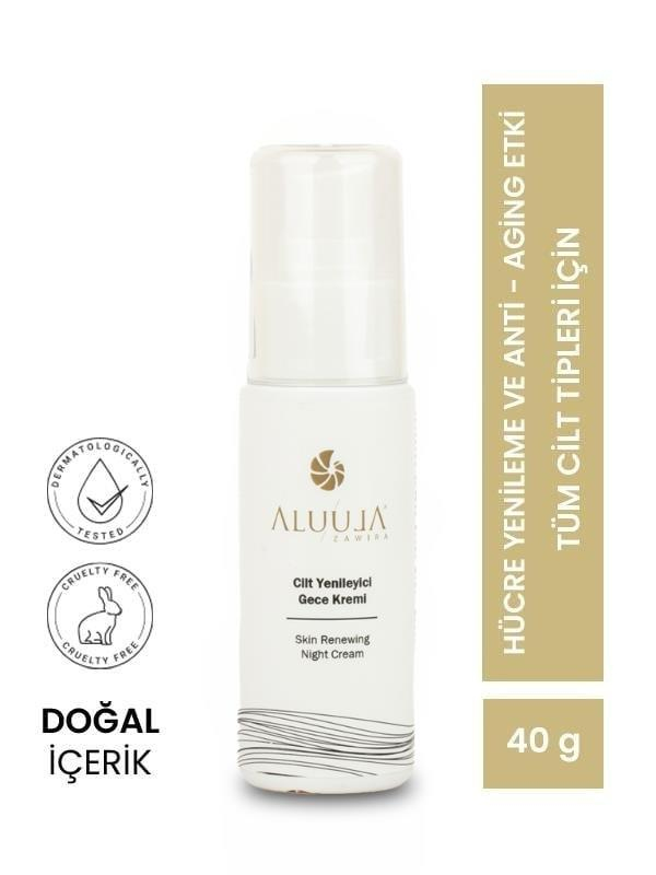 Cilt Yenileyici Gece Kremi (Hücre Yenileme ve Anti-Aging)