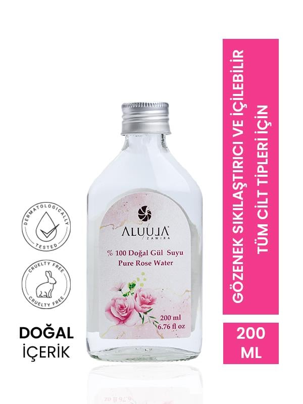 Doğal Gül Suyu 200 Ml