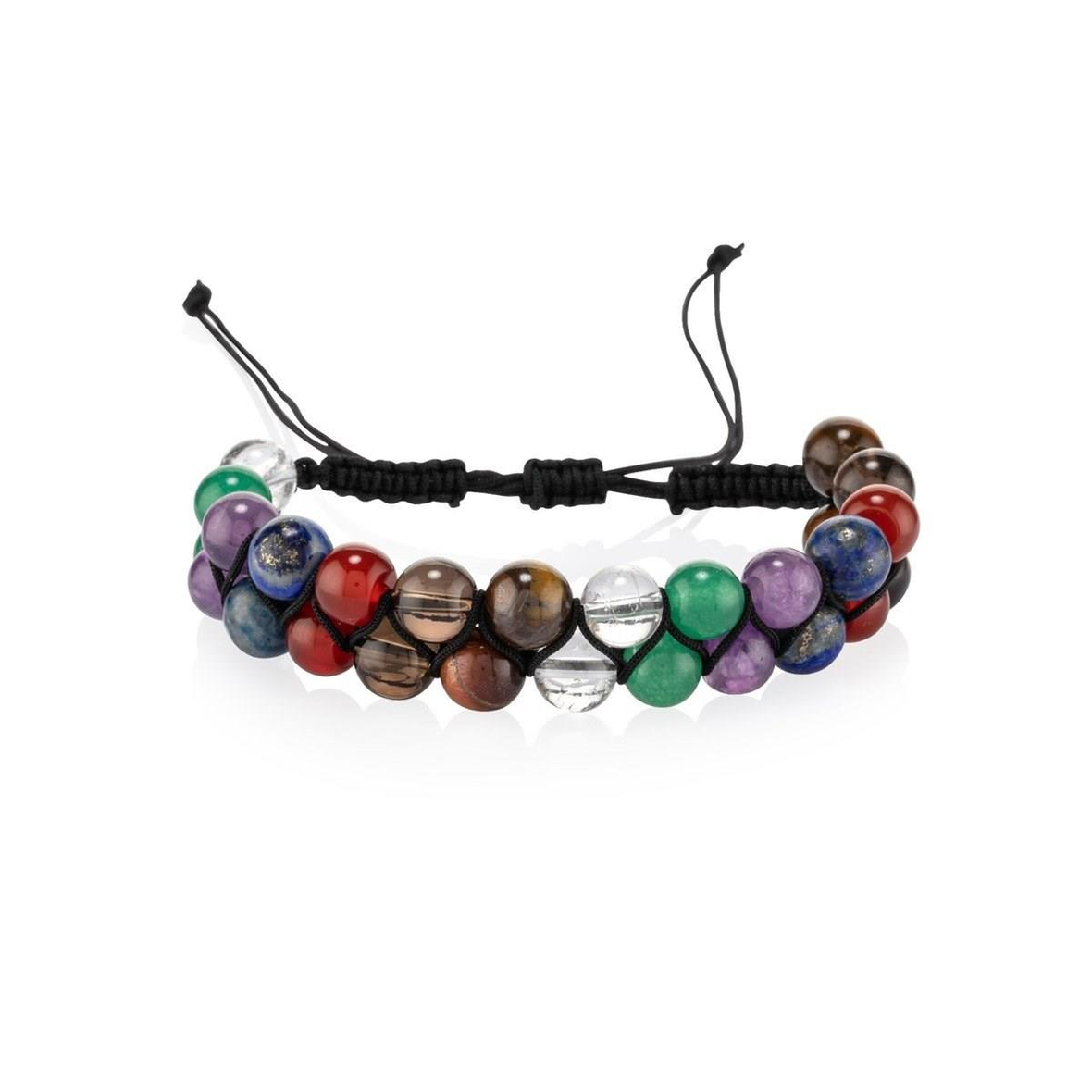 Doğal Taş Lapis Lazuli  Makrome Bileklik Ayarlanabilir 6mm
