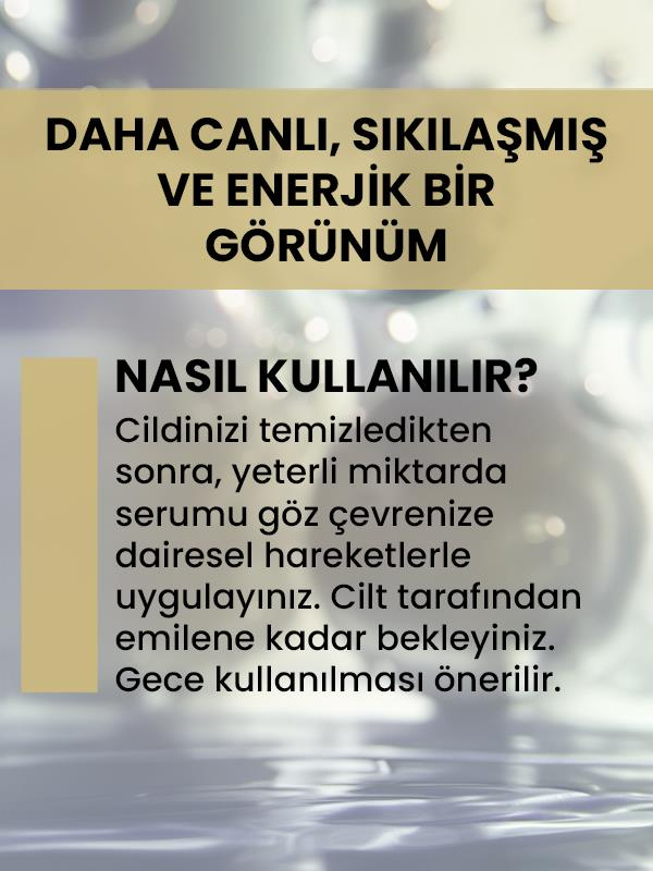 Göz Kenarı Kırışıklık Karşıtı Serum 30 ml