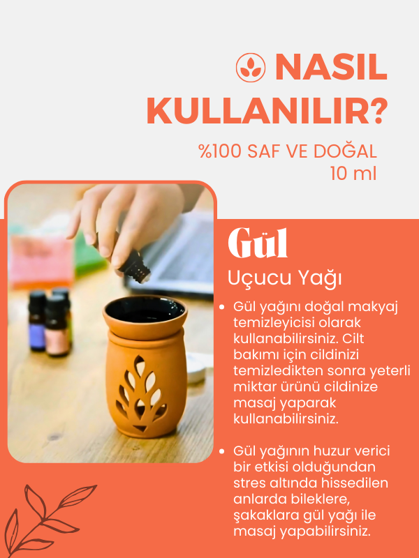 Gül Uçucu Yağı 10ml