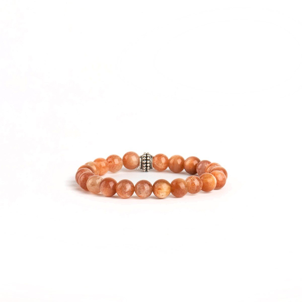 Güneş Doğal Taş Bileklik (8mm Küre Kesim)