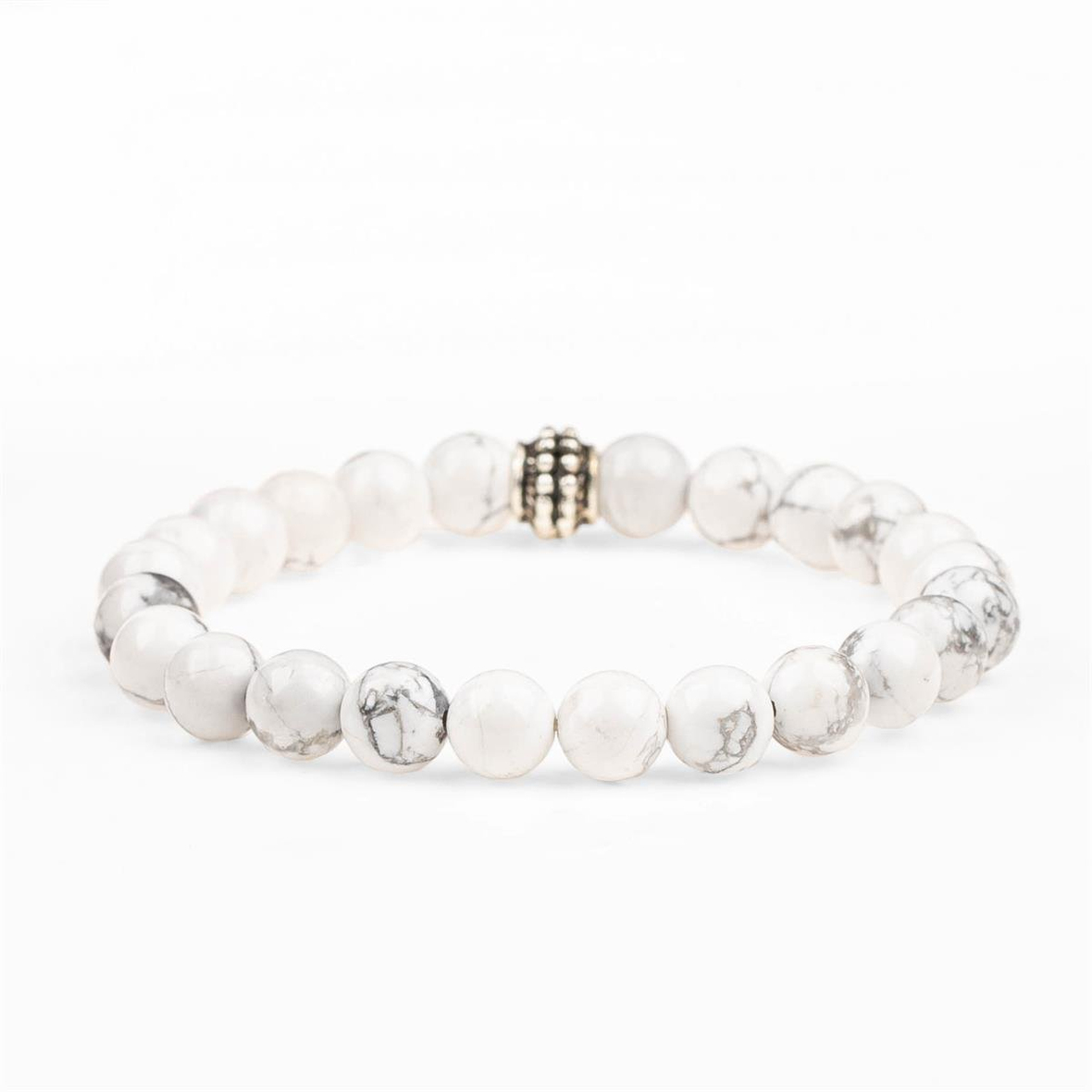 Havlit Doğal Taş Bileklik (8mm Küre Kesim)