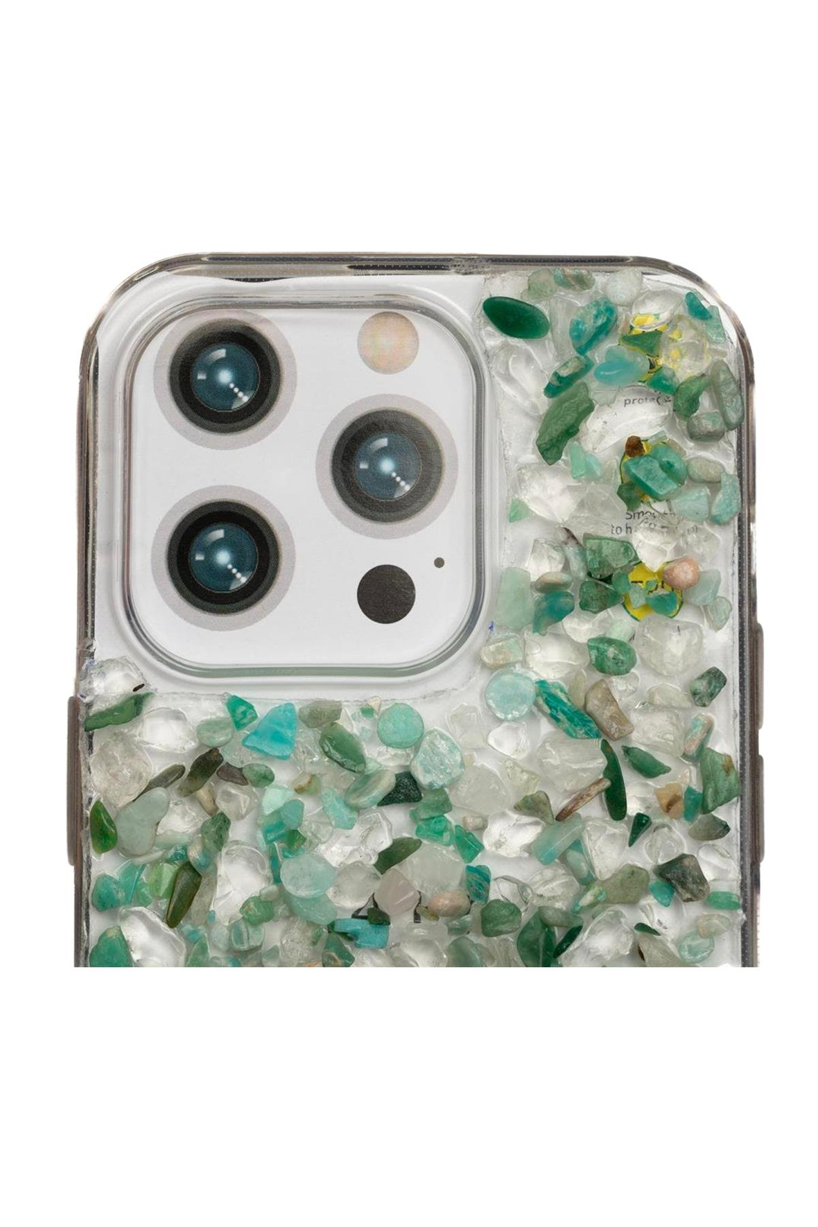 iPhone 13 Pro Aventurin-Kristal Kuvars Telefon Kılıfı