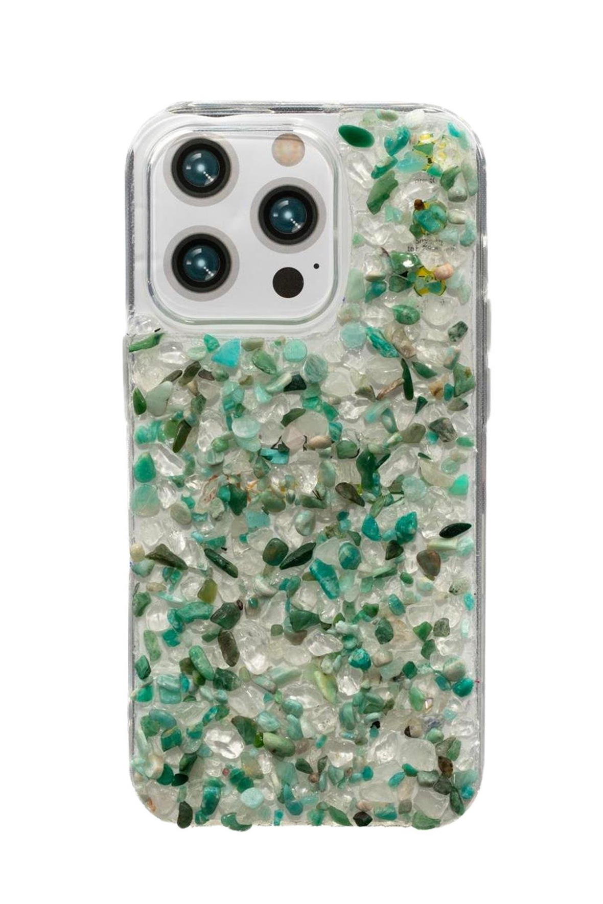 iPhone 13 Pro Aventurin-Kristal Kuvars Telefon Kılıfı