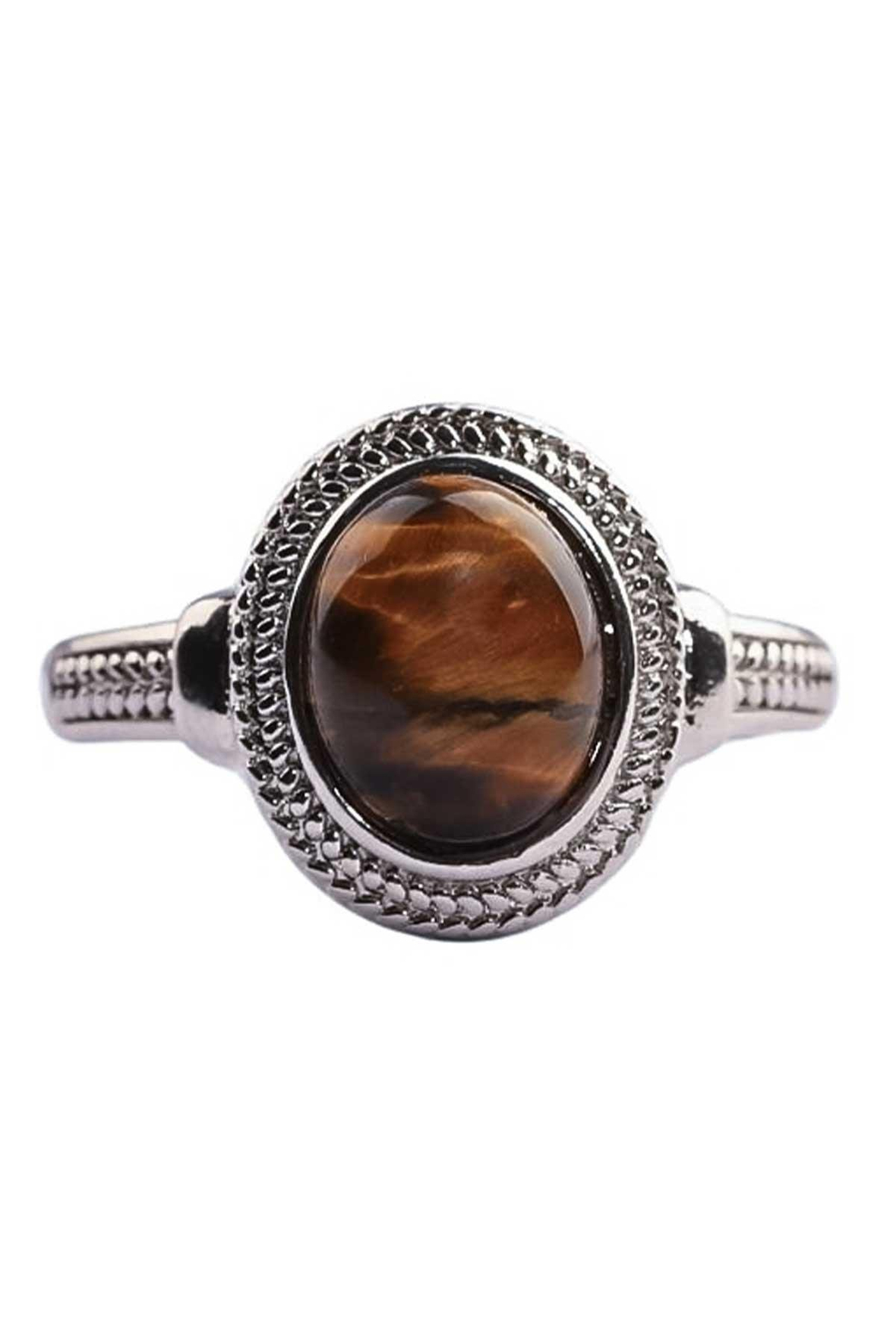 Kaplangözü Büyük Tek Taş Ayarlanabilir Yüzük