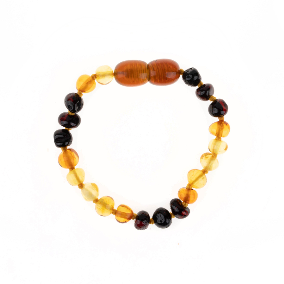 Kehribar Doğal Taş Bebek Bileklik