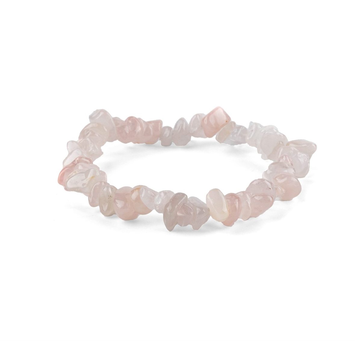 Kırık Pembe Kuvars Doğal Taş Bileklik