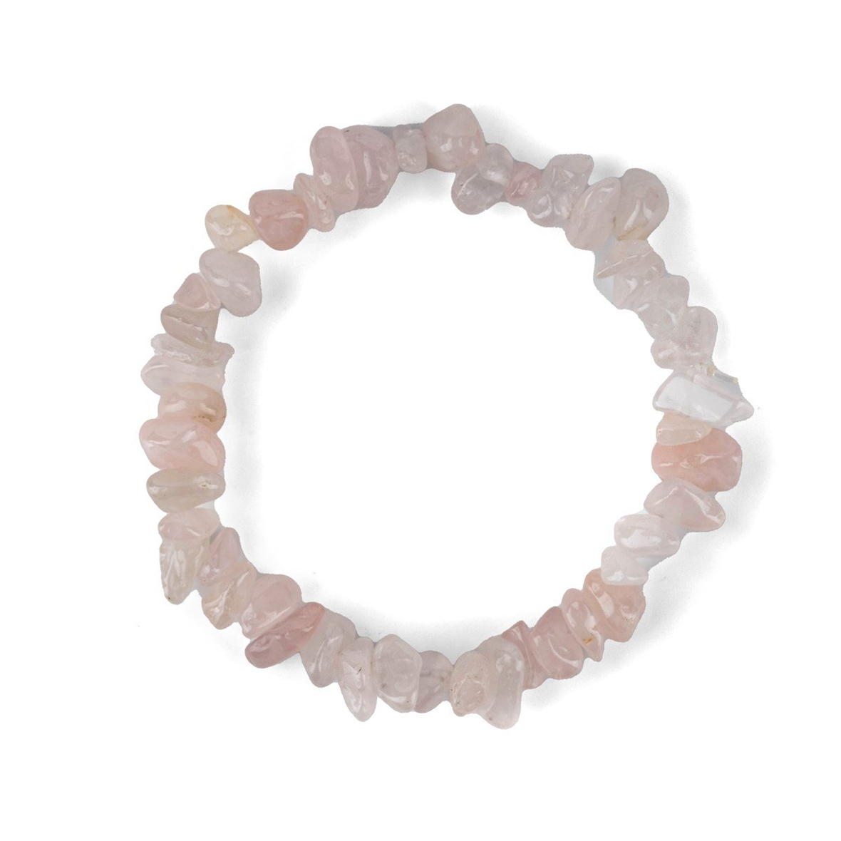 Kırık Pembe Kuvars Doğal Taş Bileklik