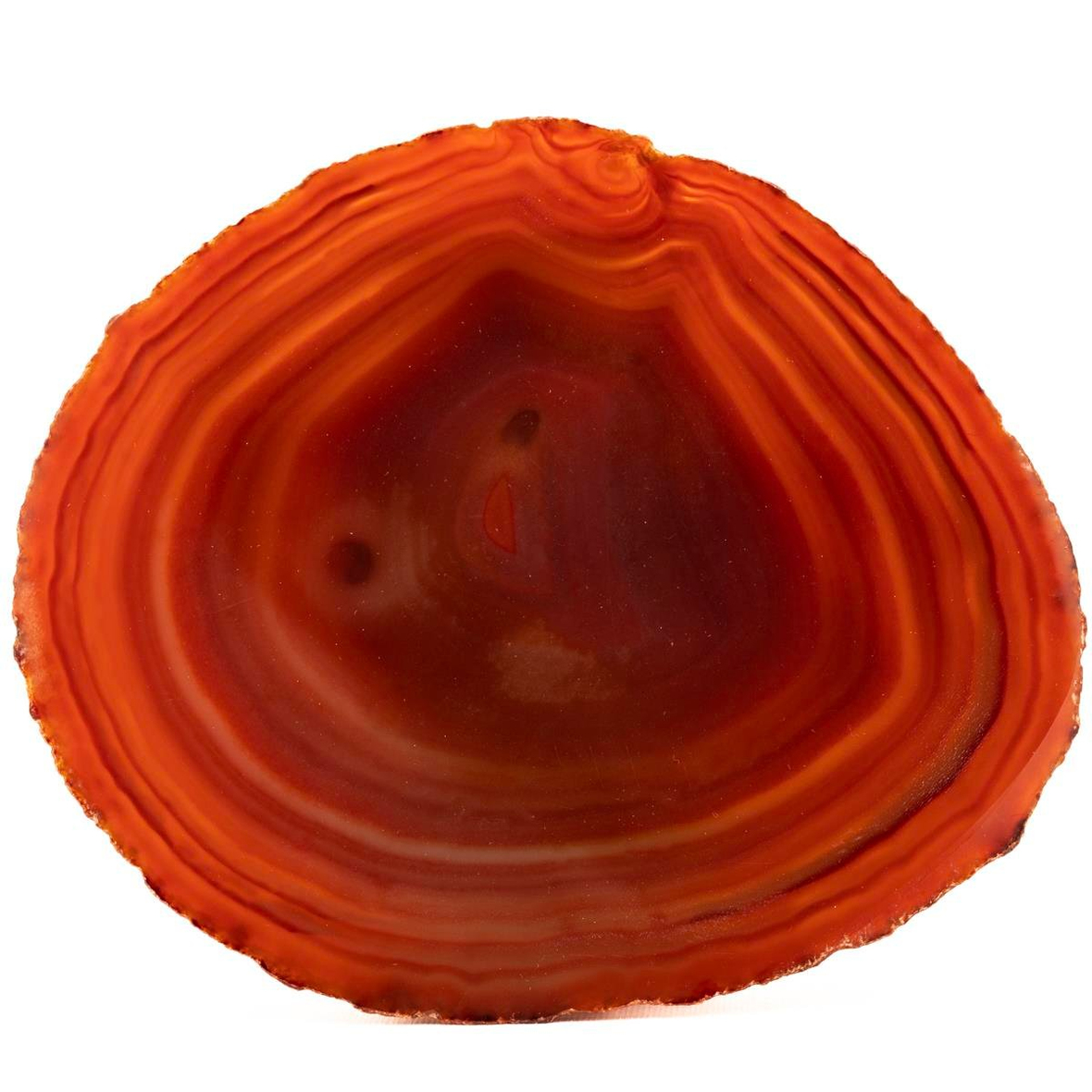 Kırmızı Akik Taşı Büyük Bardak Altığı