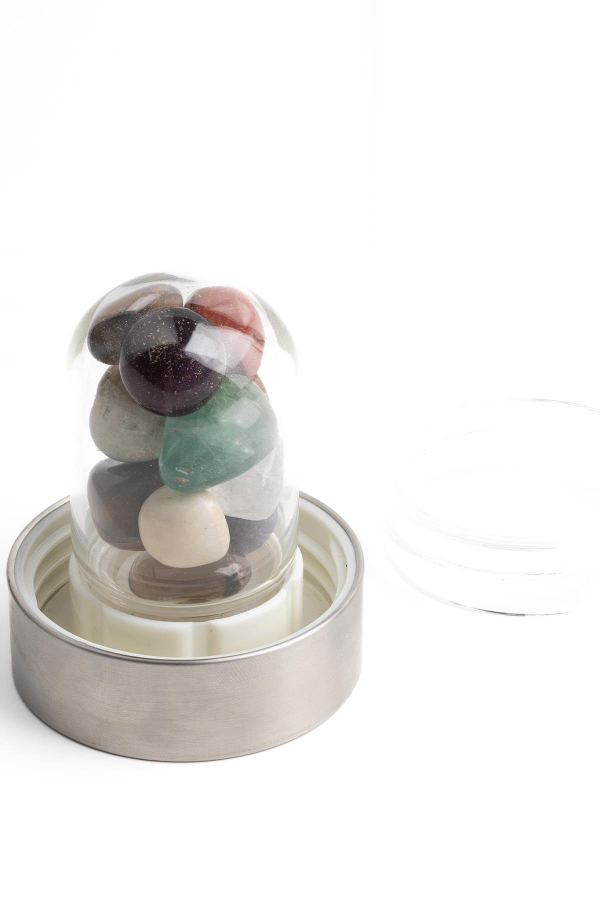 Metal Kapaklı Doğal Taş Su Matarası (Mizaca Ve İsteğe Göre)