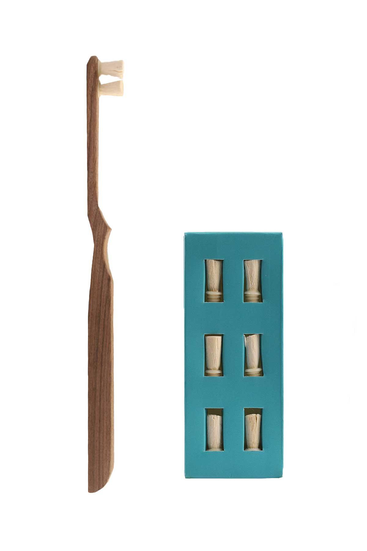 Misvaklı Doğal Diş Fırçası + Misvaklı Doğal Diş Fırçası Başlığı