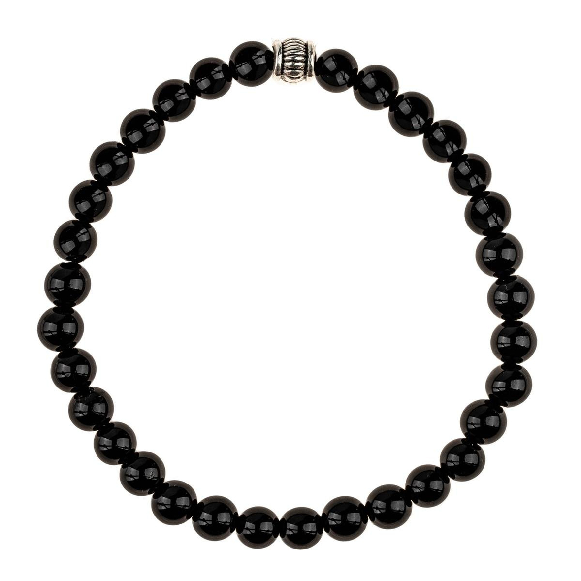 Oniks Doğal Taş Bileklik (6mm Küre Kesim)