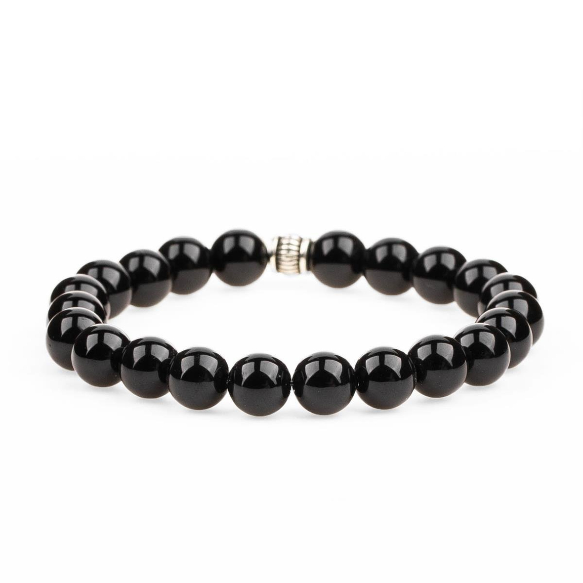 Oniks Doğal Taş Bileklik (8mm Küre Kesim)