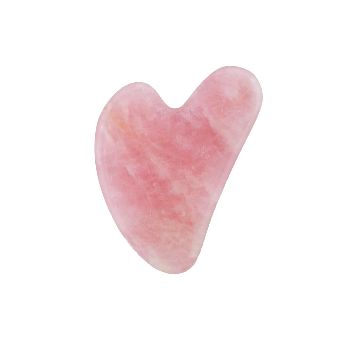 Pembe Kuvars Doğal Taş Gua Sha Yüz Masaj Taşı