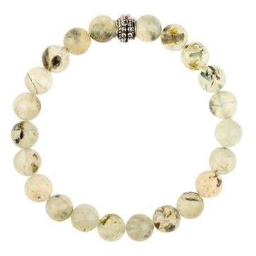Prehnite Doğal Taş Dizi (8mm Küre Kesim)