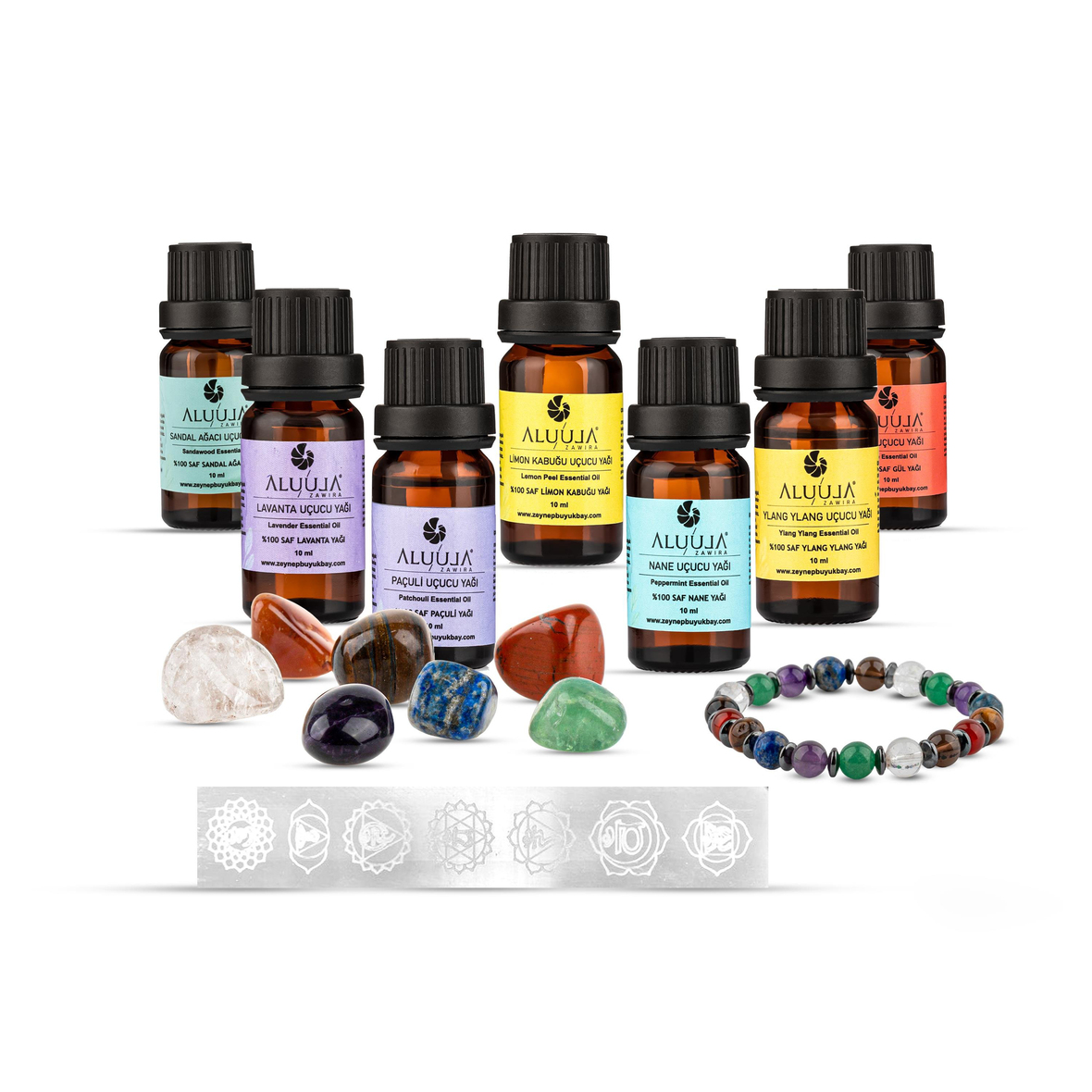 Ruhsal Denge: Çakra Taşları ve Aromaterapi Seti