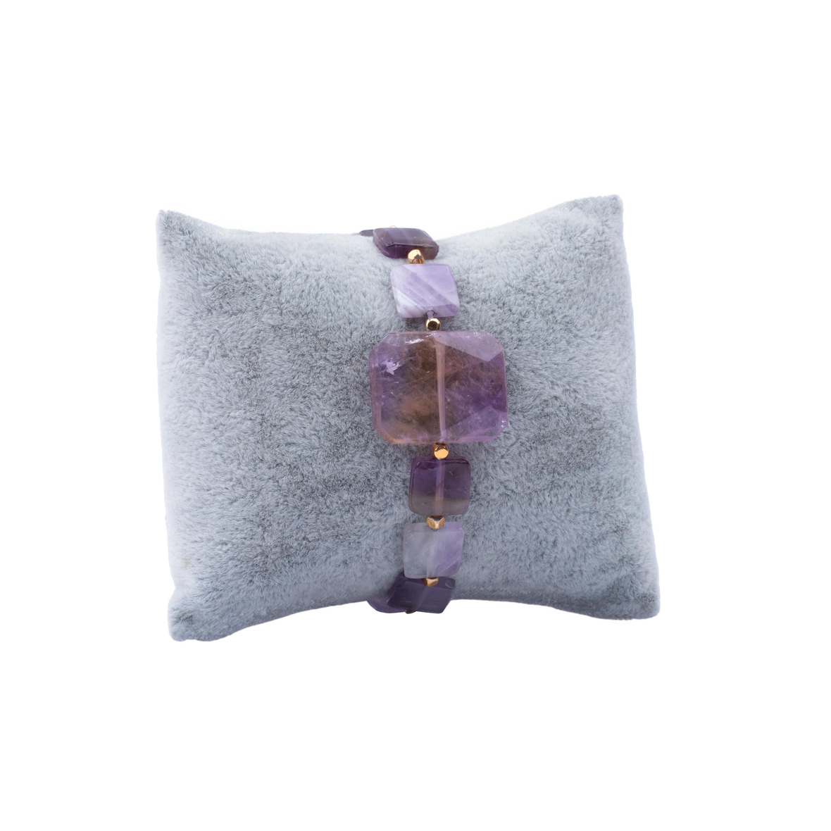 Ruhun Işıltısı Ametist Doğal Taş Bileklik