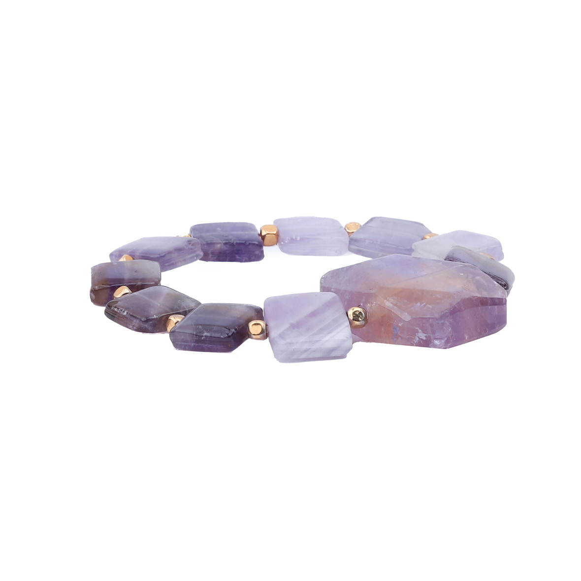 Ruhun Işıltısı Ametist Doğal Taş Bileklik