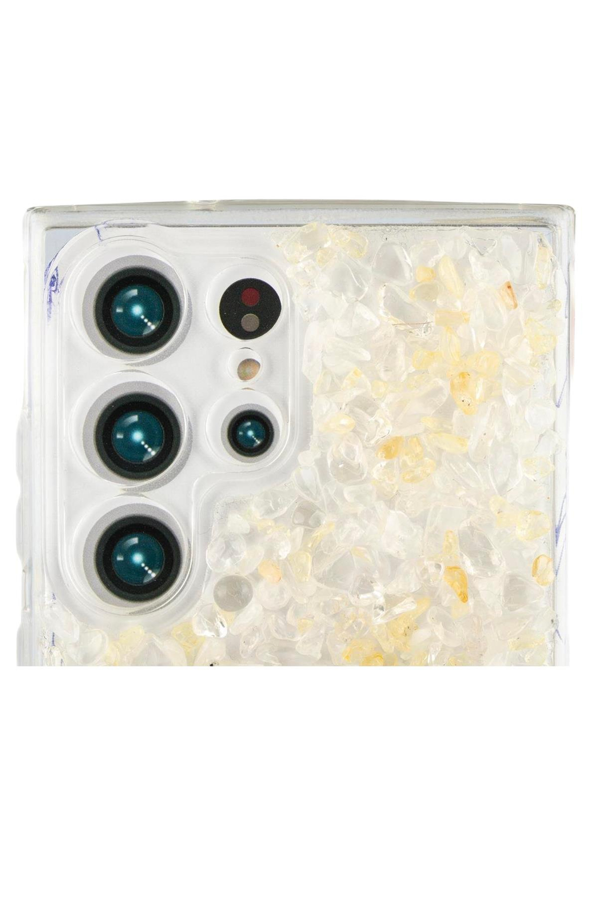 Samsung Galaxy S23 Ultra Sitrin-Kristal Kuvars Telefon Kılıfı