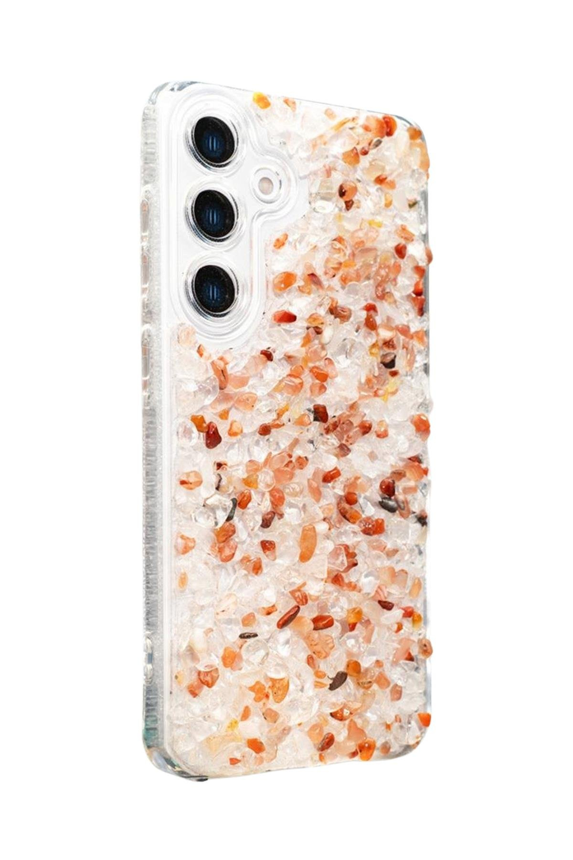 Samsung Galaxy S24 Akik-Kristal Kuvars Telefon Kılıfı