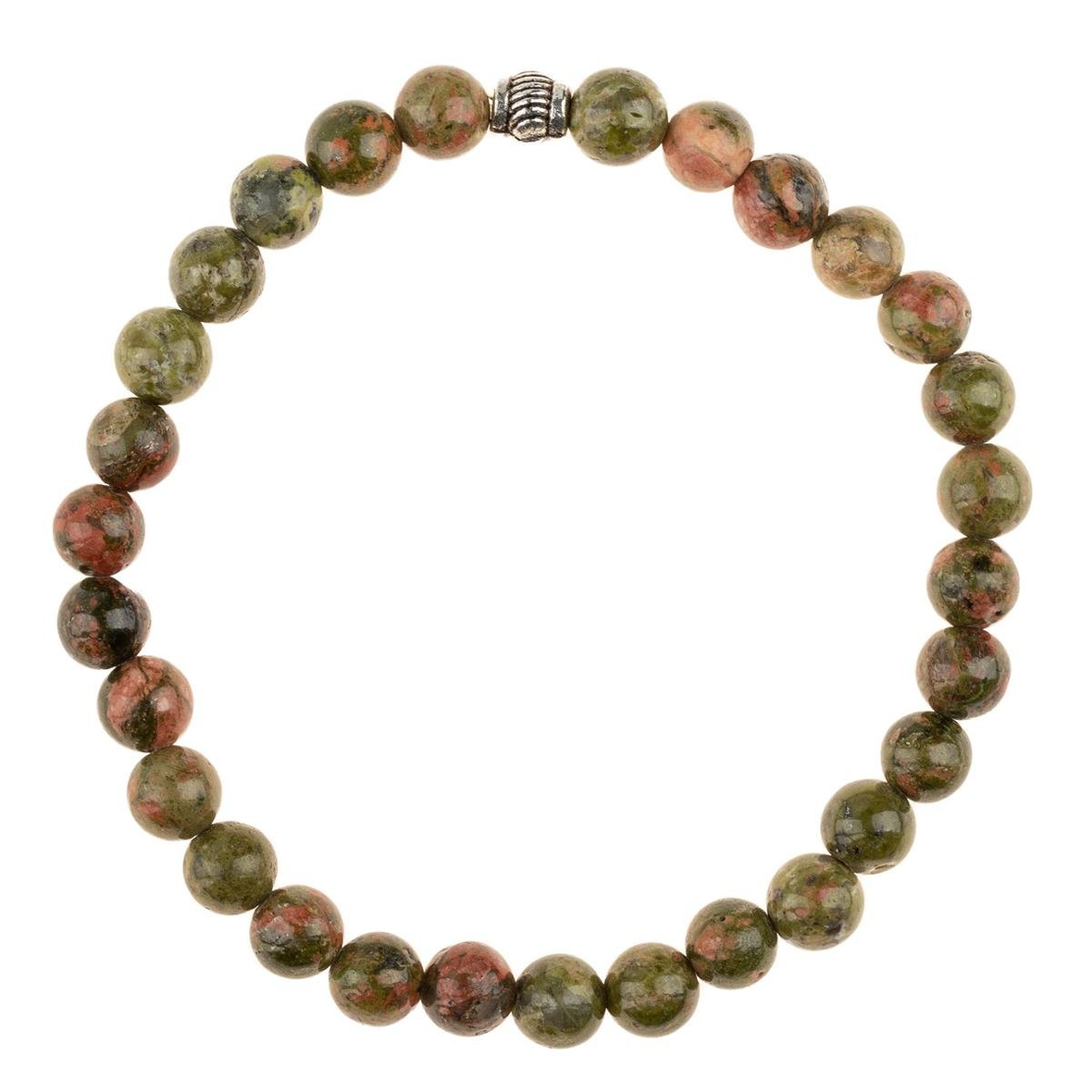 Unakit Doğal Taş Bileklik (6mm Küre Kesim)