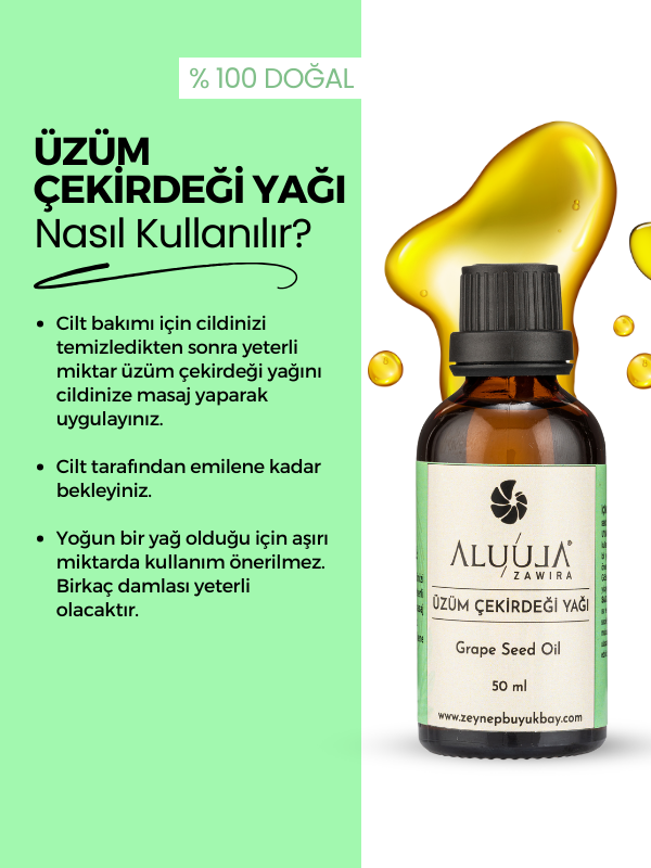 Üzüm Çekirdeği Yağı 50 Ml
