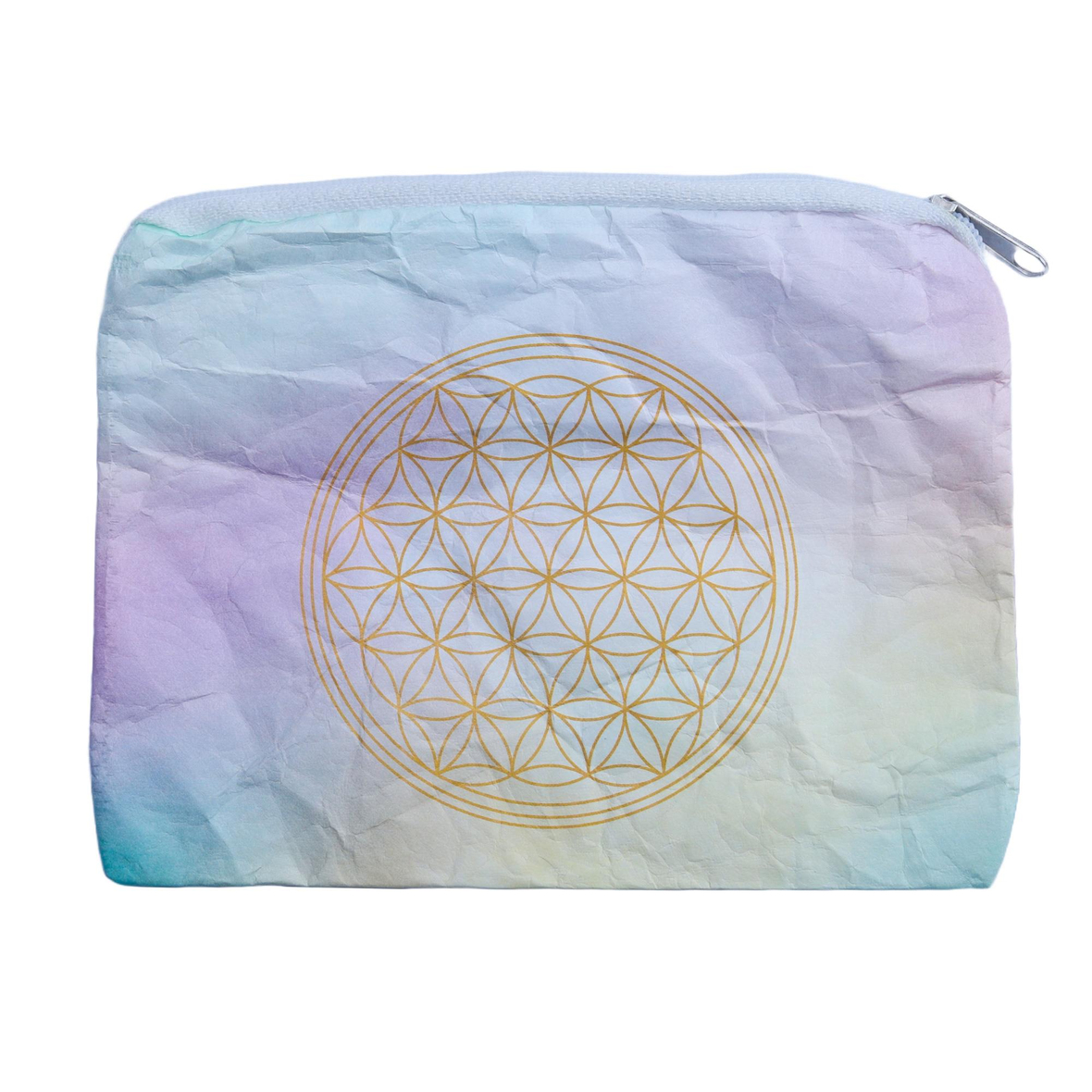 Yaşam Çiçeği Desenli Geri Dönüşümlü, Yırtılmaz Ve Su Geçirmez - Cüzdan 2