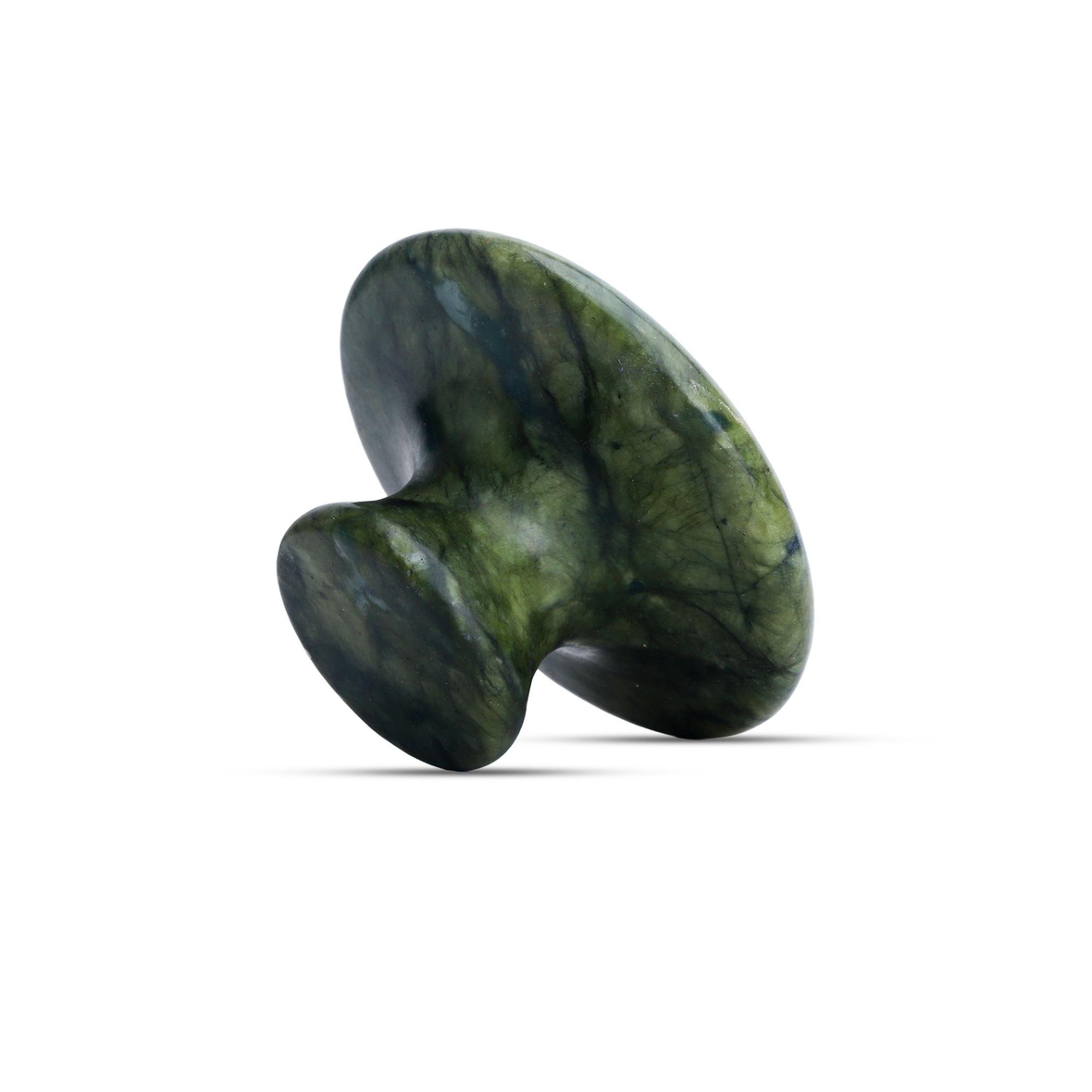 Yeşim Büyük Doğal Masaj Taşı ( Mantar Gua Sha)