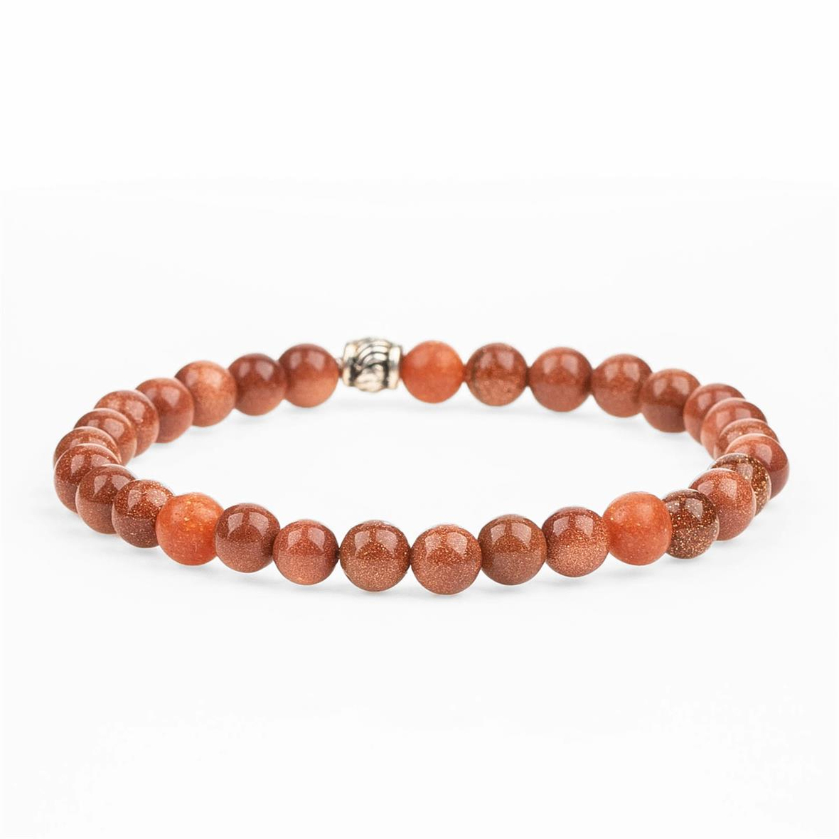 Yıldız Doğal Taş Bileklik (6mm Küre Kesim)