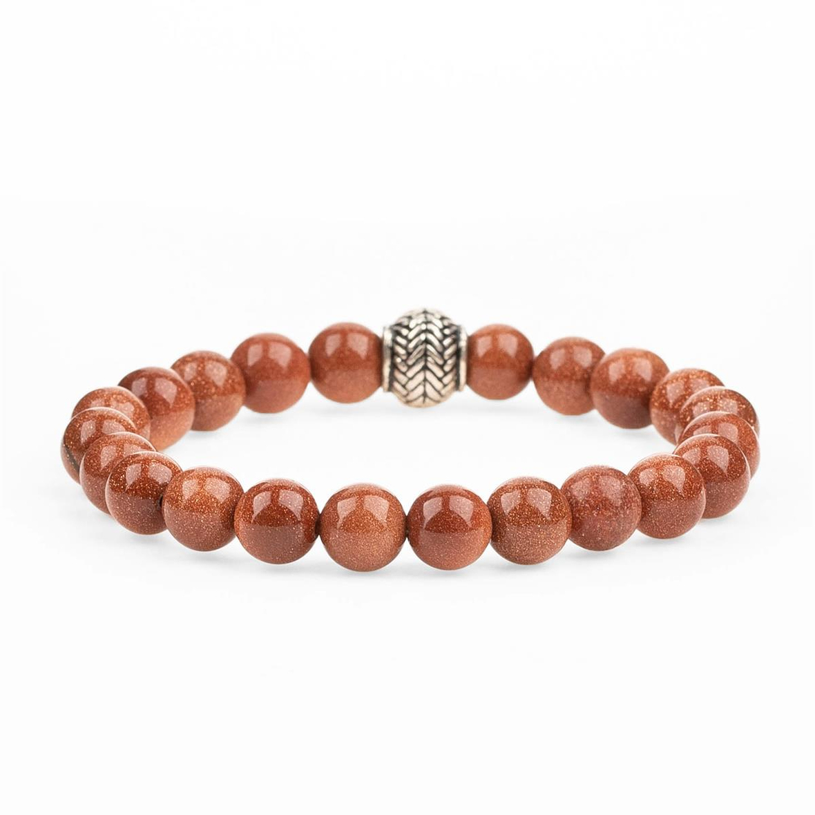 Yıldız Doğal Taş Bileklik (8mm Küre Kesim)