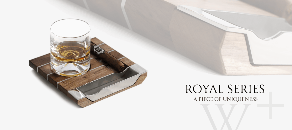 Whiskey and Cigar Set-Premium and Luxury Handcrafted Gift for Gentlemen, %100 Handmade