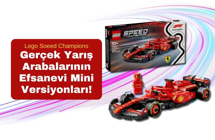 LEGO® Speed Champions: Gerçek Yarış Arabalarının Efsanevi Mini Versiyonları!