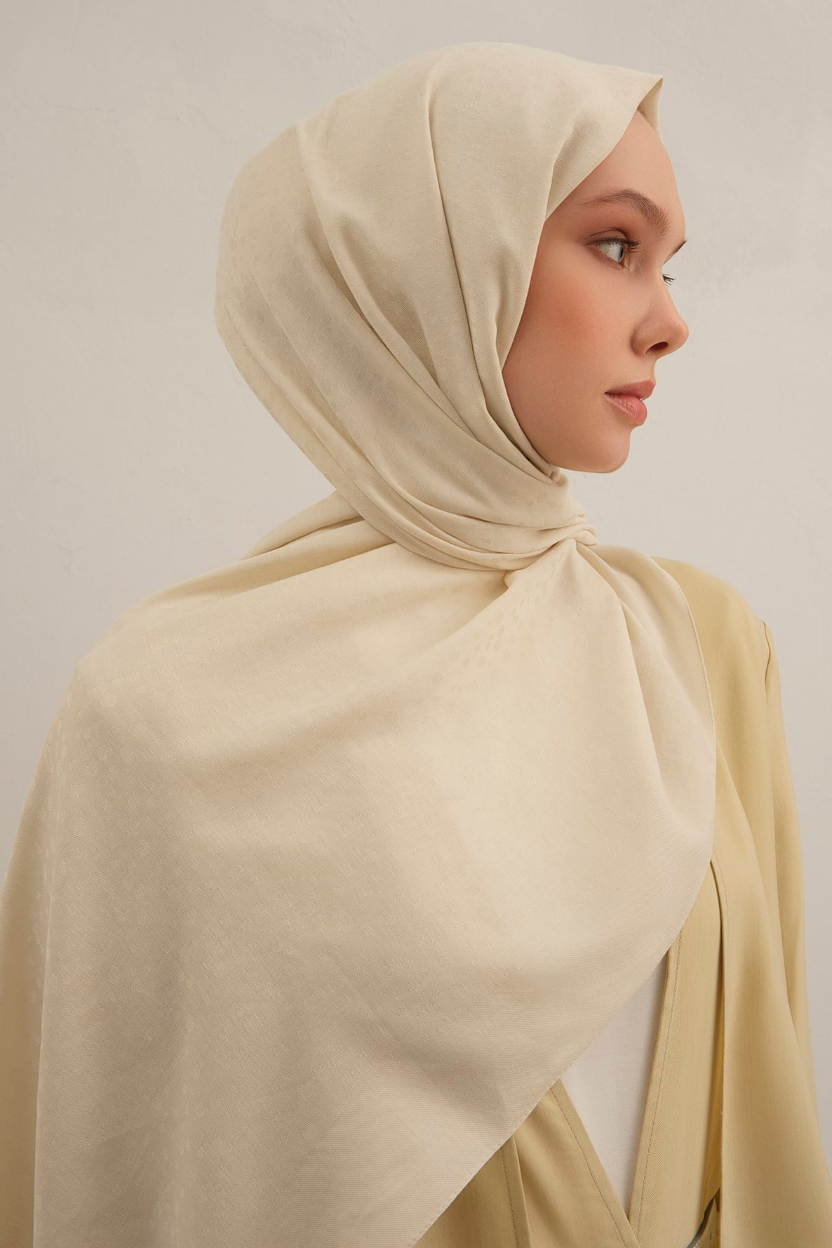 Armine Damla Desen Bambu Cotton Şal 07