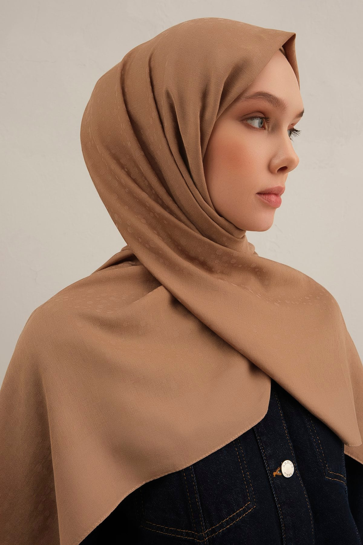 Armine Damla Desen Bambu Cotton Şal 12