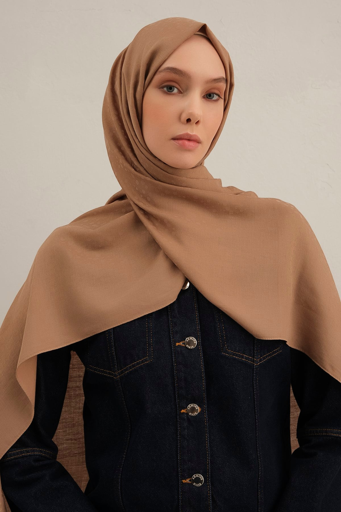 Armine Damla Desen Bambu Cotton Şal 12