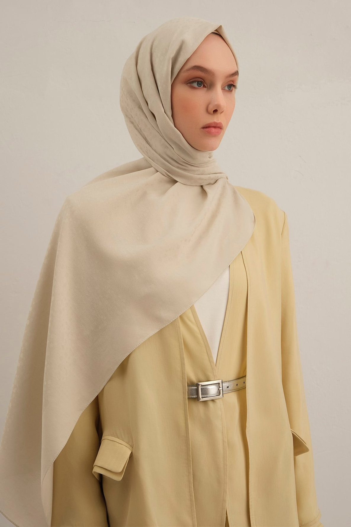 Armine Damla Desen Bambu Cotton Şal 17
