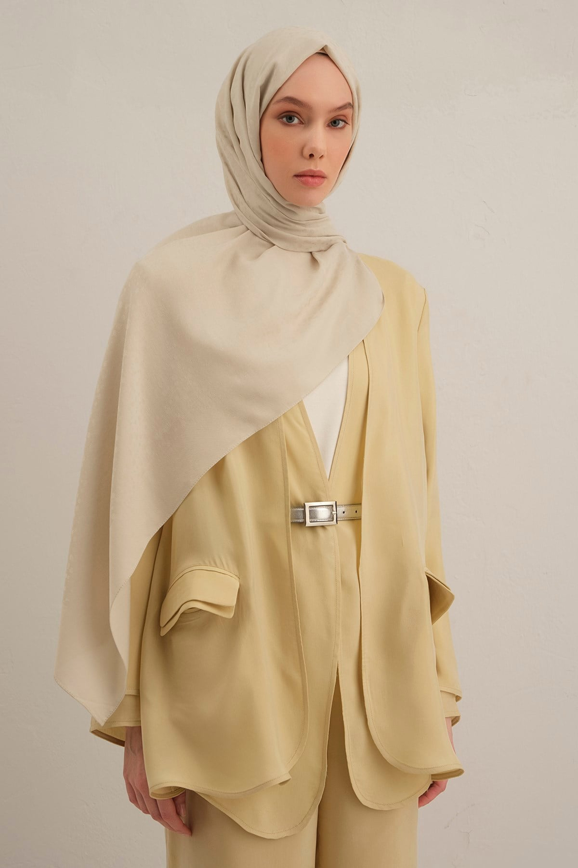Armine Damla Desen Bambu Cotton Şal 17