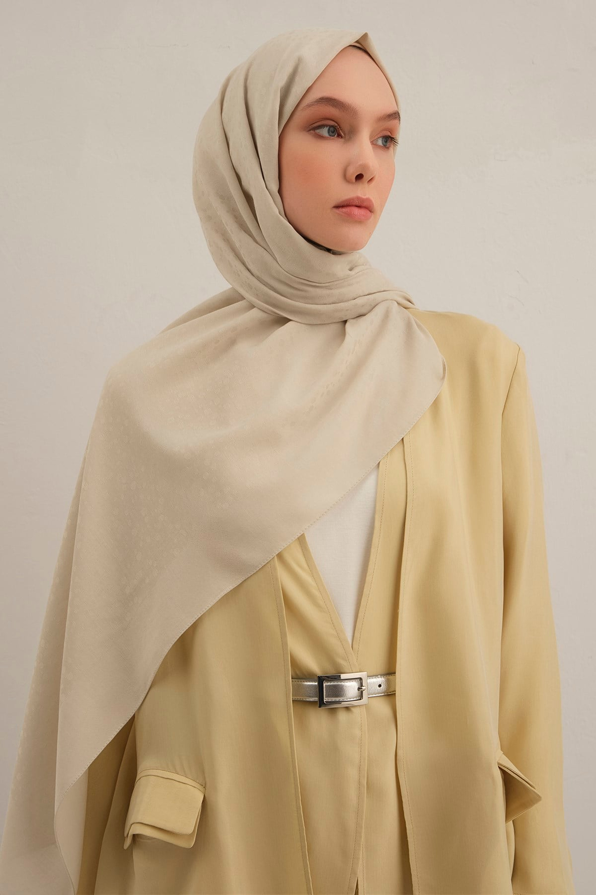 Armine Damla Desen Bambu Cotton Şal 17